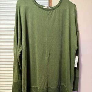 Time and Tru Green Long Sleeve Sweater